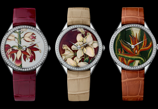 Die schönen Uhren von Vacheron Constantin in China Limodoron, weiße Lilie und Königin. 